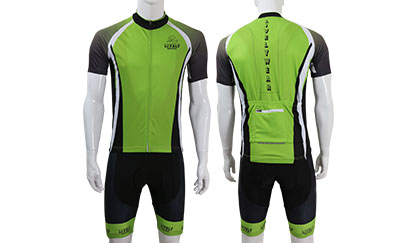 Lively cycling jersey and bib short