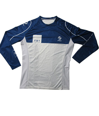 Long sleeve round collar