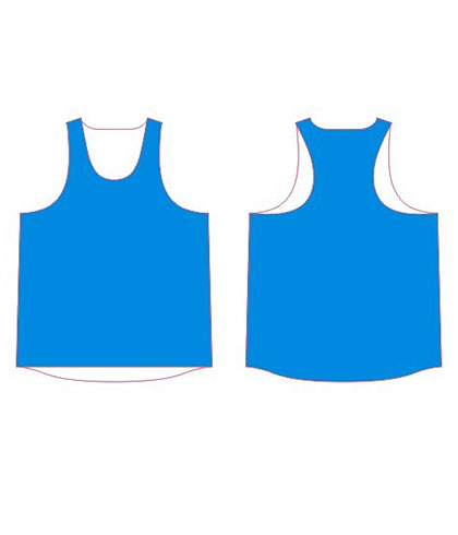 Race cut man singlet