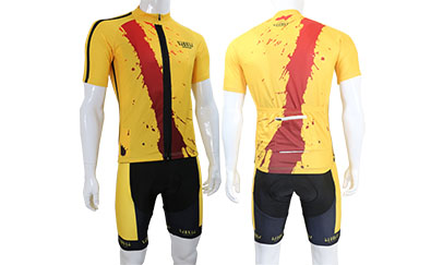 Lively cycling jersey and bib short