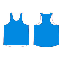 Race cut man singlet